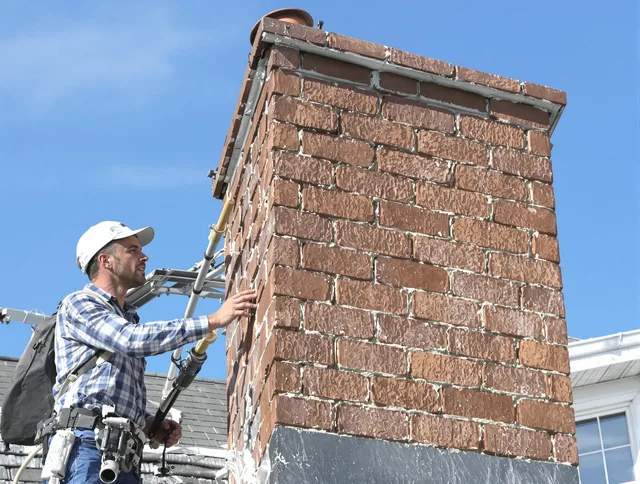 Brickwork for a chimney rebuild by St. Cloud Chimney Sweep in St. Cloud, FL