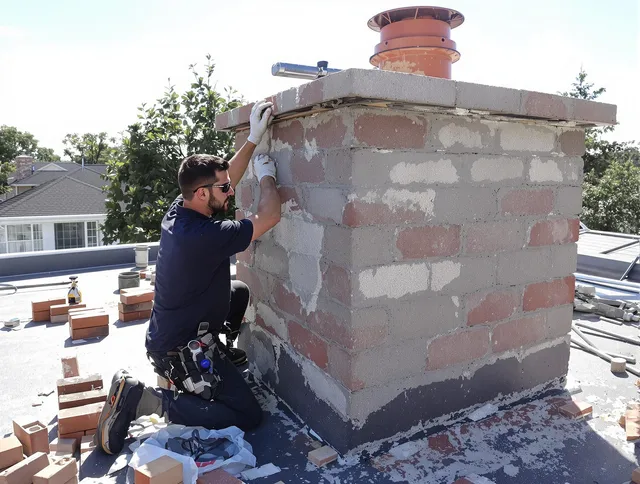 Advanced chimney repair process by St. Cloud Chimney Sweep in St. Cloud, FL