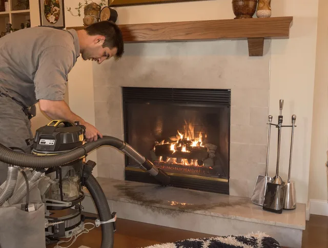 Routine fireplace upkeep by St. Cloud Chimney Sweep in St. Cloud, FL