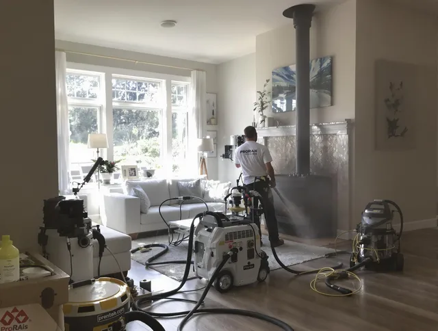 Soot removal service by St. Cloud Chimney Sweep for a fireplace in St. Cloud, FL